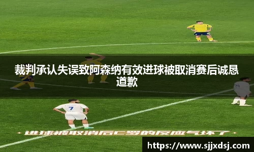 裁判承认失误致阿森纳有效进球被取消赛后诚恳道歉